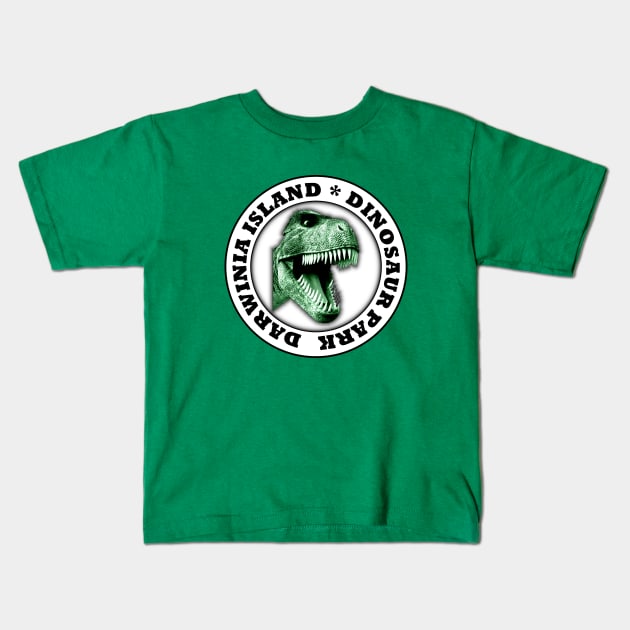 Dinosaur Park Kids T-Shirt by Gaspar Avila